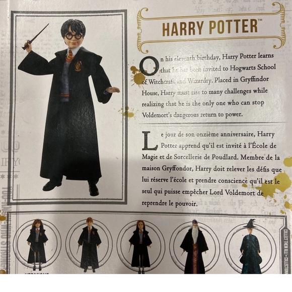 Harry Potter & Ron Dolls Film-Inspired Collector Hogwarts Wizarding World NEW - Picture 6 of 7